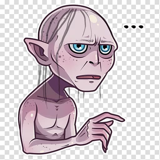 Sticker Gollum Sketch, others transparent background PNG clipart