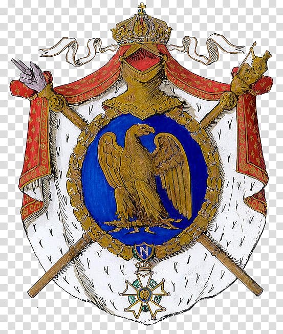 First French Empire Napoleonic Wars France Second French Empire Coat of arms, france transparent background PNG clipart