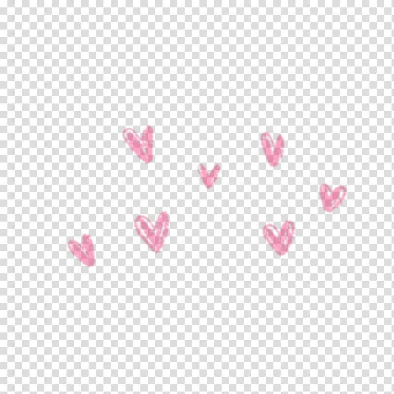 pink heart , Heart PicsArt Studio Love Sticker, blush transparent background PNG clipart