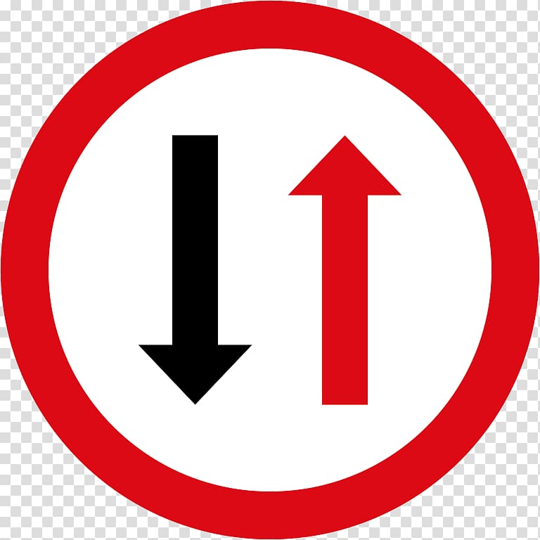 Priority signs Traffic sign Yield sign Road, road transparent background PNG clipart