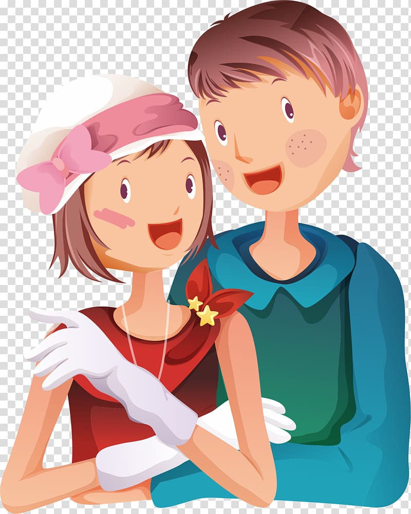 Christmas Love 4K resolution 5K resolution , The couple standing together transparent background PNG clipart
