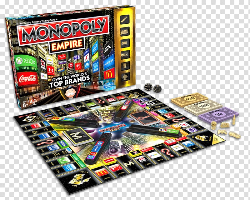 Hasbro Monopoly Empire Cluedo Board game, monopoly man transparent background PNG clipart