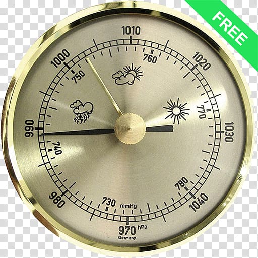 Pressure measurement Barometer Measuring instrument Atmospheric pressure, barometer transparent background PNG clipart