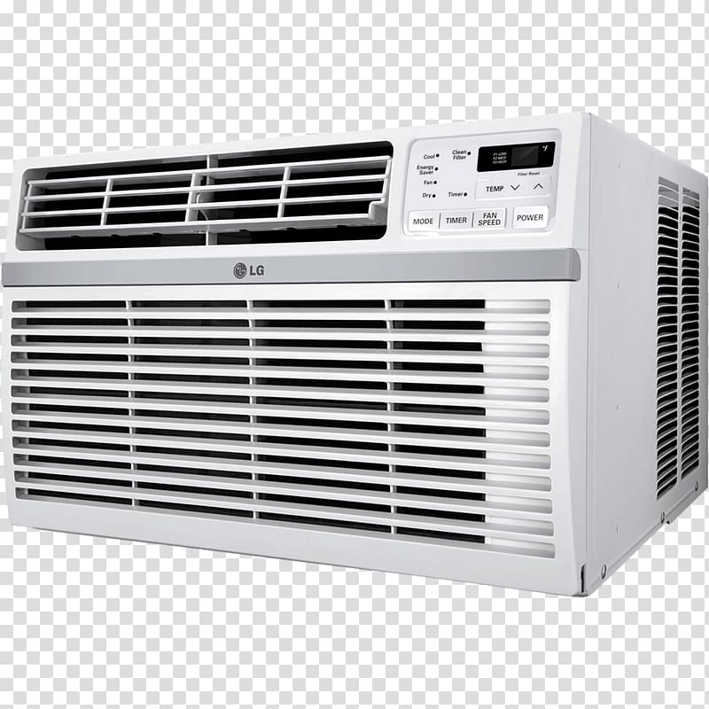 Window Air conditioning British thermal unit LG Electronics Seasonal energy efficiency ratio, air conditioner transparent background PNG clipart