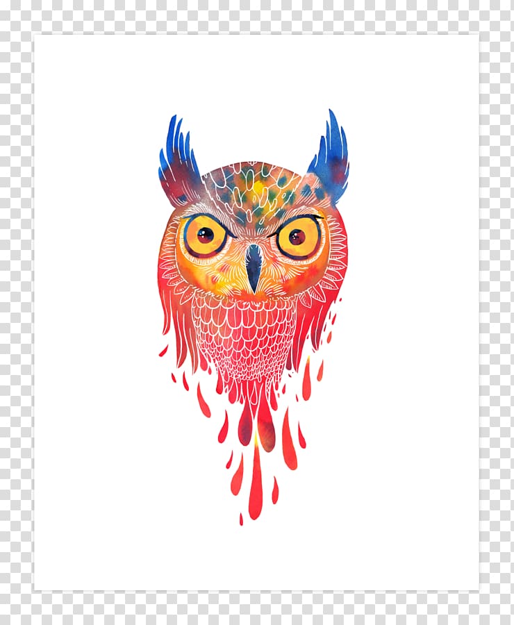 Eurasian eagle-owl T-shirt Bird Souvenir, owl transparent background PNG clipart