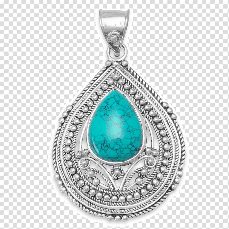 Turquoise Earring Locket Charms & Pendants Necklace, necklace transparent background PNG clipart