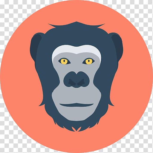 Gorilla Macaque Computer Icons , gorilla transparent background PNG clipart