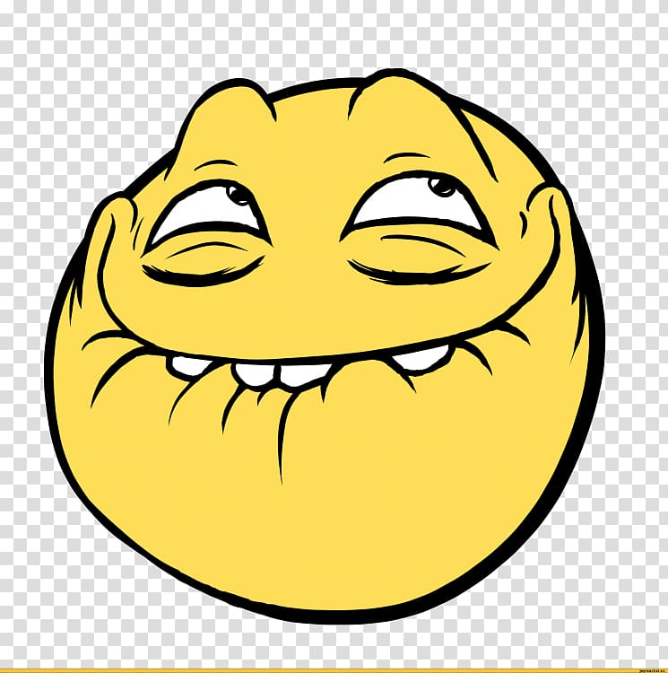 Trollface PNG transparent image download, size: 3508x2480px