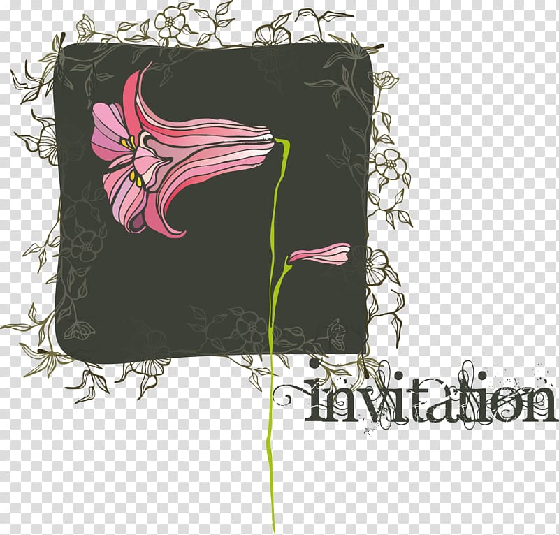 Graphic design Illustration, creative birthday flowers background transparent background PNG clipart