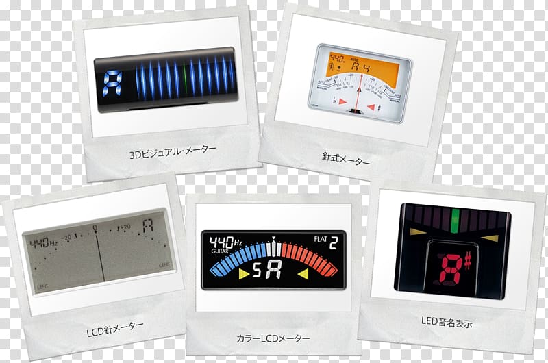 Electronic tuner Bass guitar Korg Electronics, japan features transparent background PNG clipart