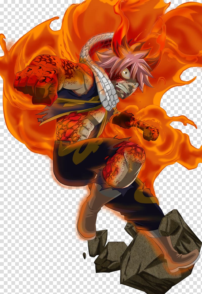 How to draw Natsu (dragon force) 