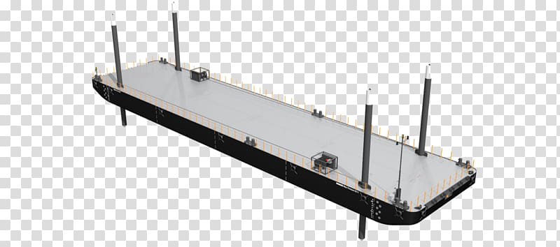 Pontoon Barge Ship Boat Dredging, Ship transparent background PNG clipart