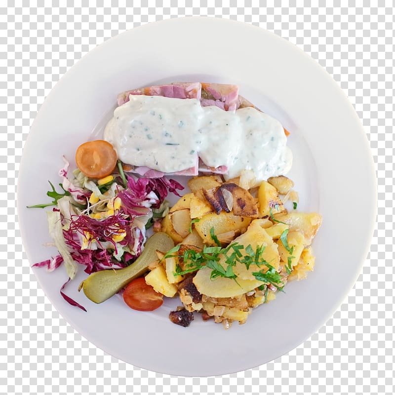 Vegetarian cuisine Full breakfast Plate Recipe, Plate transparent background PNG clipart