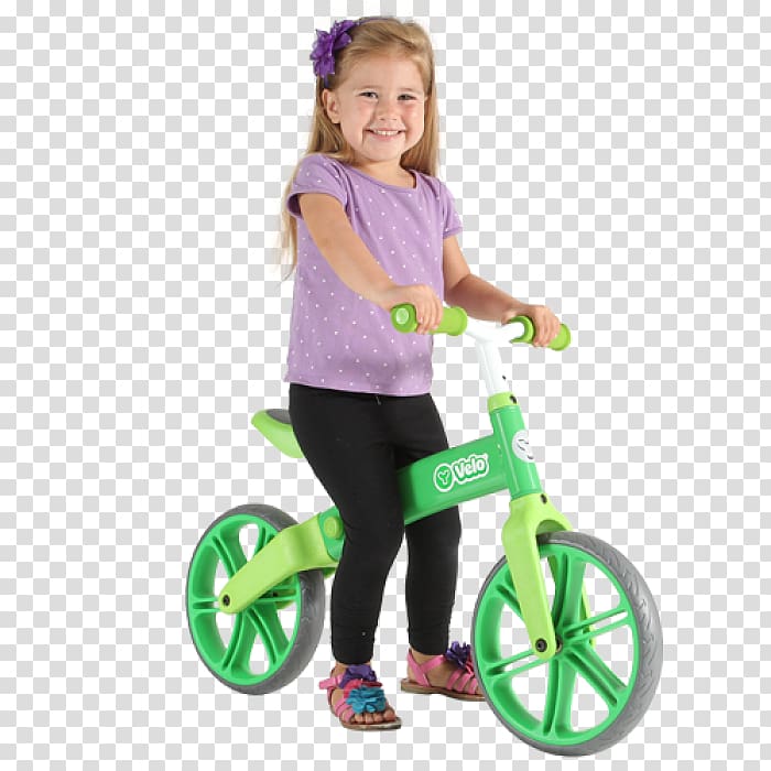 Balance bicycle Cycling Yvolution Y Velo Bicycle Pedals, girl on bike transparent background PNG clipart