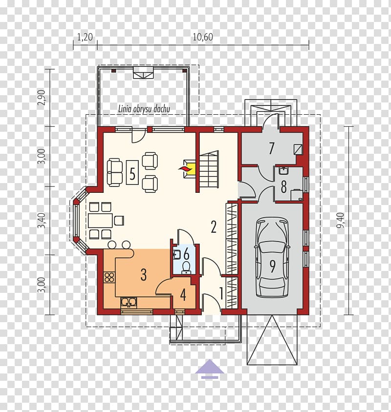 House Floor plan Building Kitchen Apartment, house transparent background PNG clipart