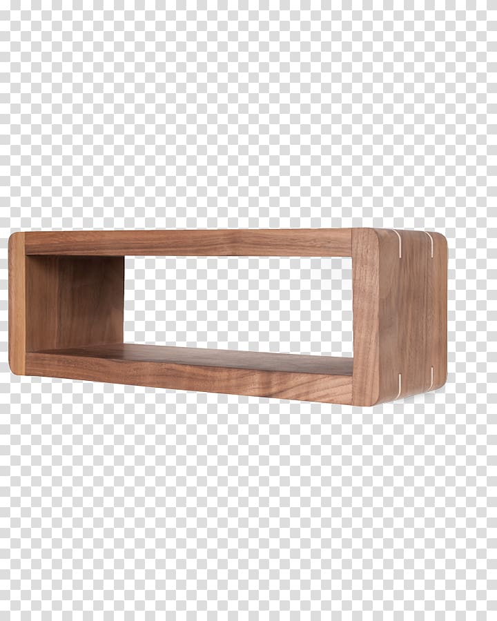 Floating shelf Walnut Table Wood, walnut transparent background PNG clipart