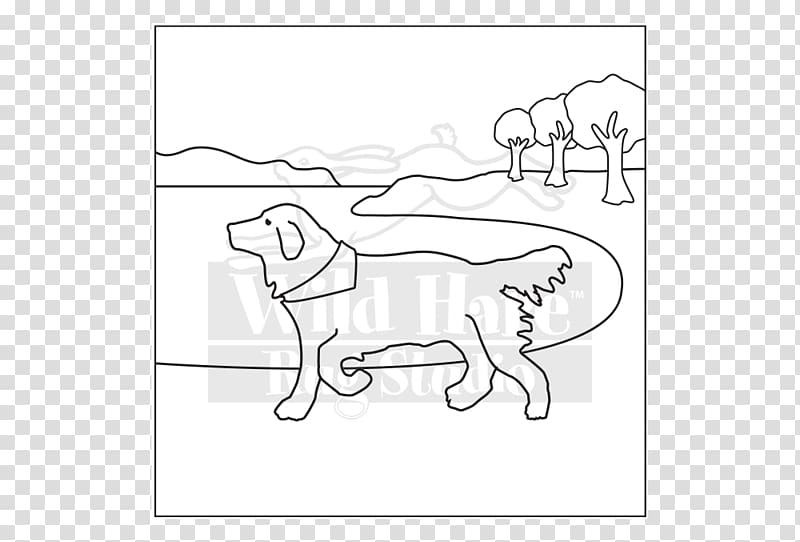 Drawing Dog Art Punch Needle Rug Hooking, golden pattern transparent background PNG clipart