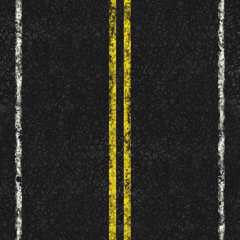 whit and yellow lines, Road Asphalt concrete Transportation planning, road transparent background PNG clipart