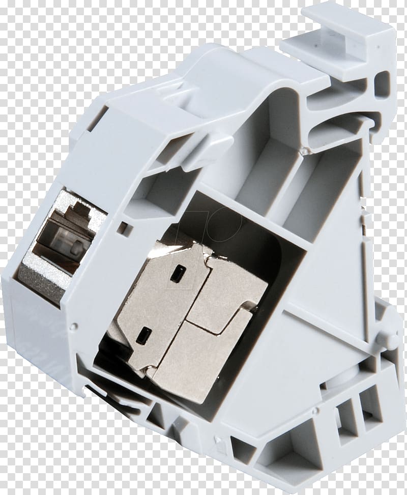 Electrical connector DIN rail Câble catégorie 6a Twisted pair Adapter, others transparent background PNG clipart