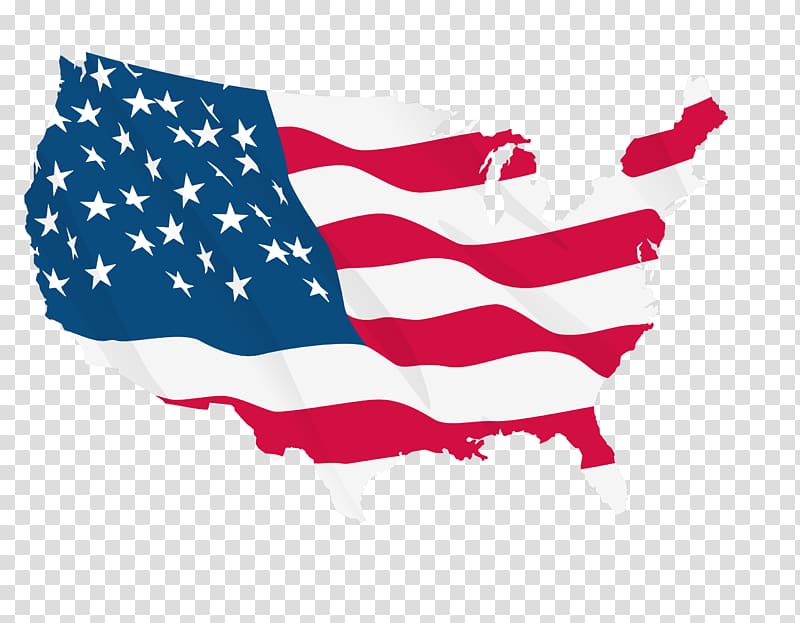Map of the United States transparent background PNG clipart
