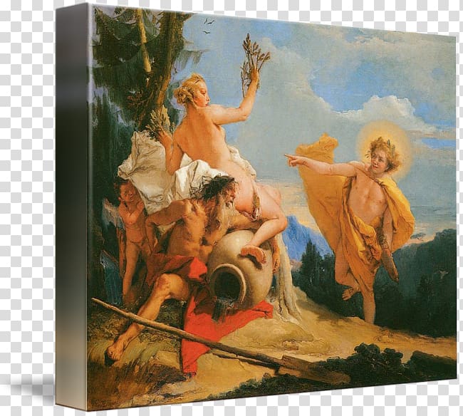 Apollo and Daphne Painting Ancient Rome Artemis, painting transparent background PNG clipart