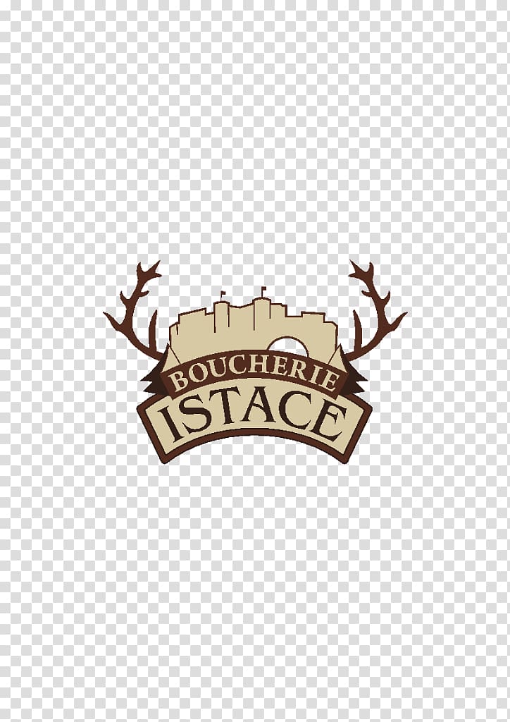 Reindeer Antler Logo Boucherie ISTACE Font, Reindeer transparent background PNG clipart