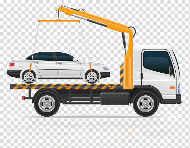Car Tow truck Towing Vehicle, car transparent background PNG clipart