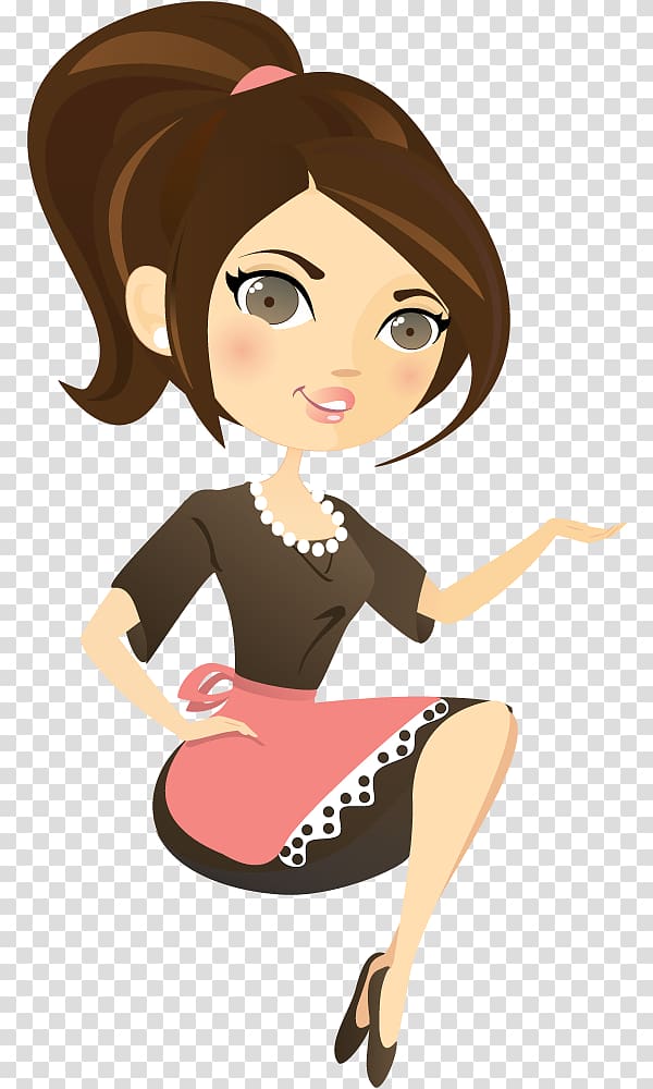 Female Milano's Pizza Caractère Woman, others transparent background PNG clipart