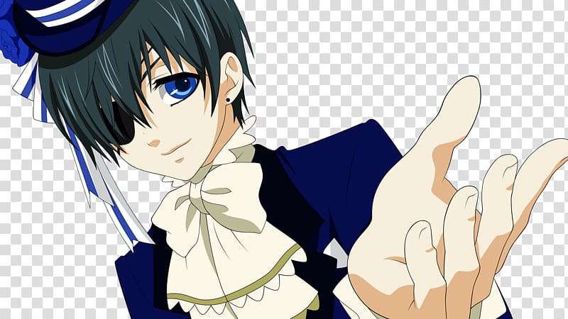 Ciel Phantomhive Sebastian Michaelis Black Butler Anime, others transparent background PNG clipart