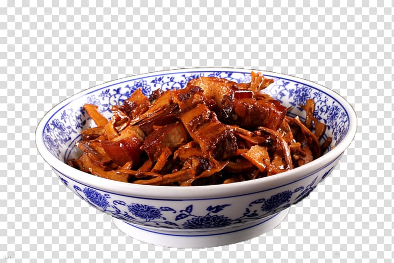 Tsukudani Red braised pork belly Vegetarian cuisine Braising, Pickled bamboo pork transparent background PNG clipart