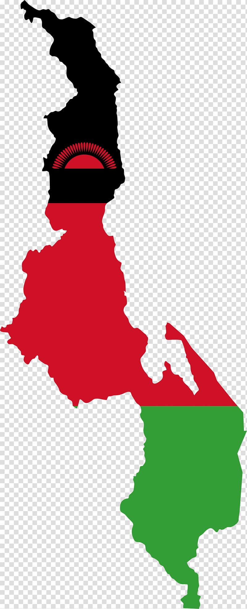 Flag of Malawi Map, map transparent background PNG clipart