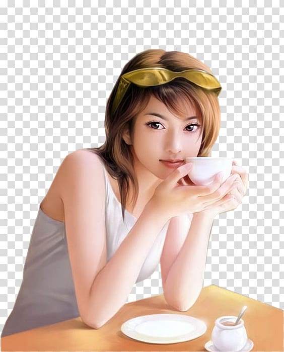 Anime Art Animation Drawing Female, Anime transparent background PNG clipart