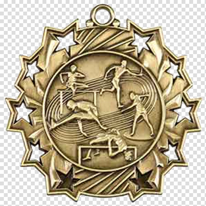 Gold medal Award Trophy Sports, medal transparent background PNG clipart