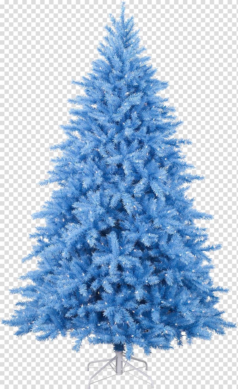 blue Christmas tree illustration, Artificial Christmas tree Christmas decoration Christmas lights, christmas tree transparent background PNG clipart