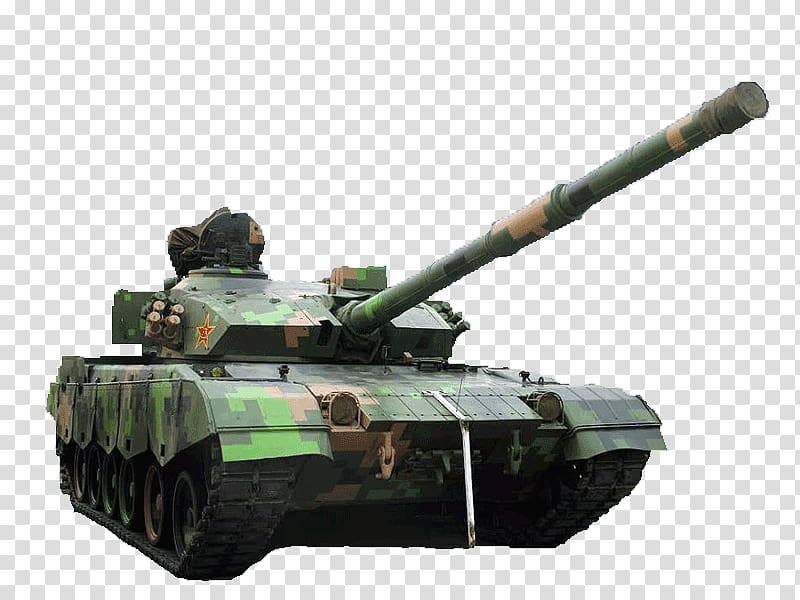 China Military Type 96 tank Type 99 tank, China transparent background PNG clipart
