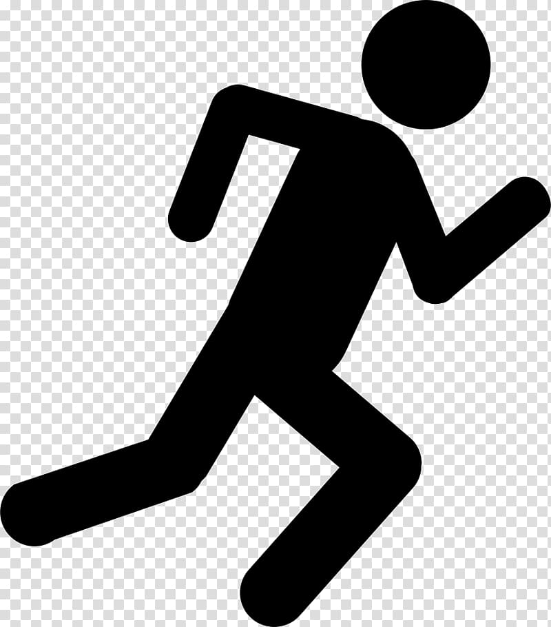 Stick figure Running , jogging transparent background PNG clipart