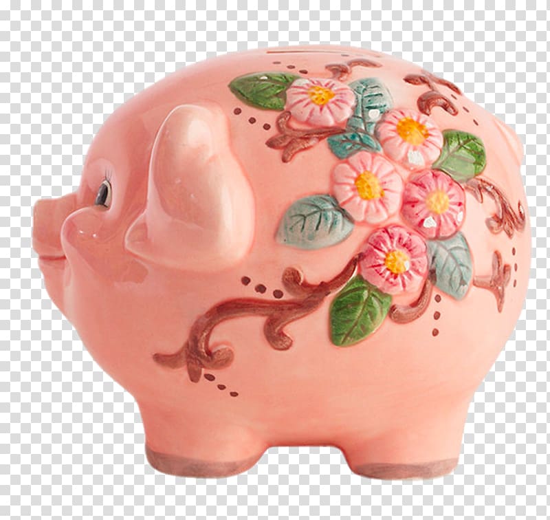Domestic pig Piggy bank , Creative painting piggy bank transparent background PNG clipart