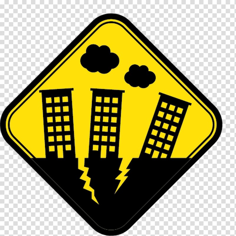 Earthquake warning system , High-rise building earthquake transparent background PNG clipart