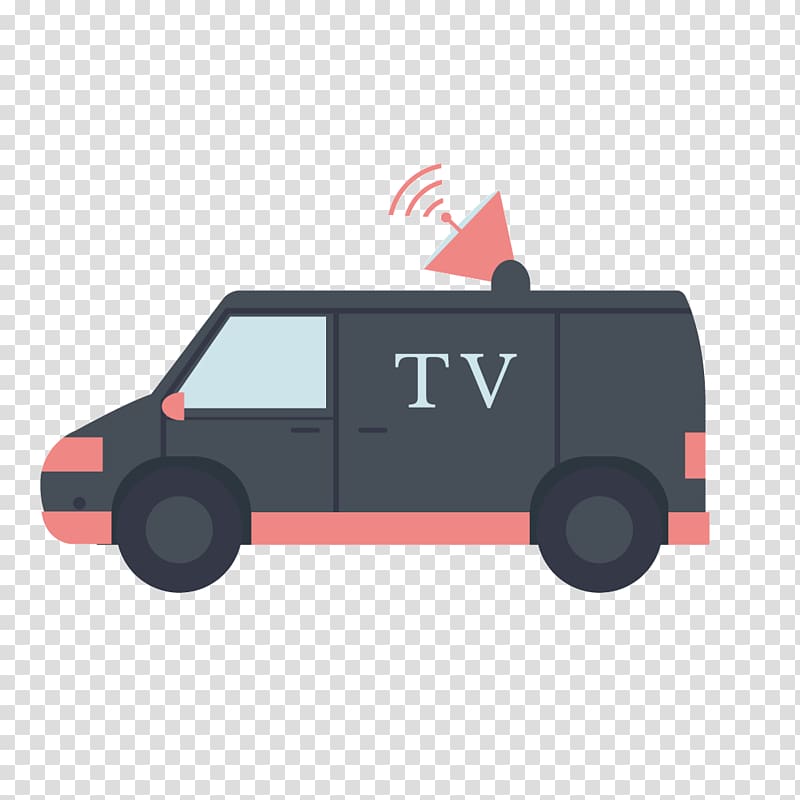 Car Television, television broadcast vehicles transparent background PNG clipart