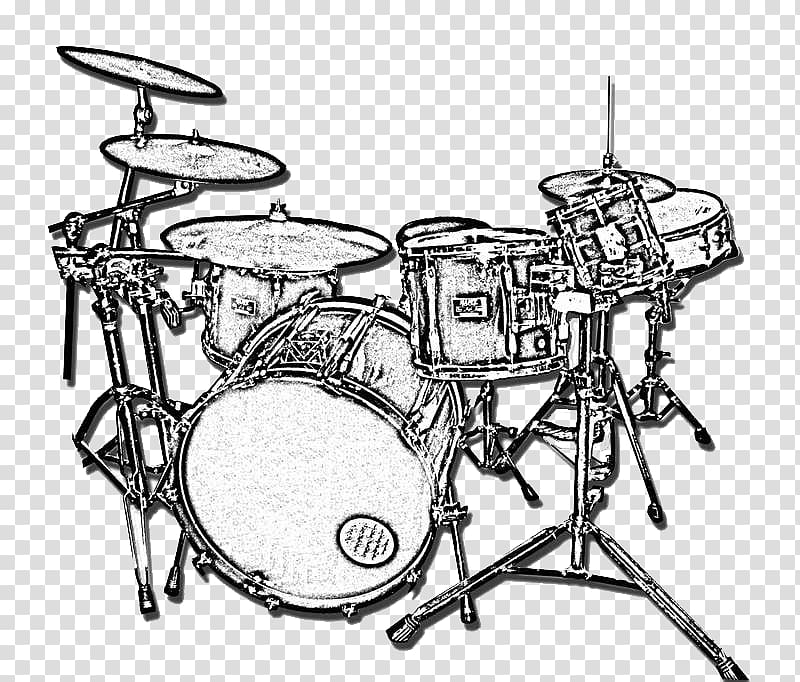 Sketch of drum set with traditional kit  Stock Illustration 19261793   PIXTA