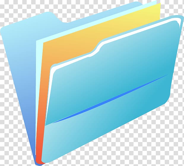 Blue Directory Trash, folder transparent background PNG clipart