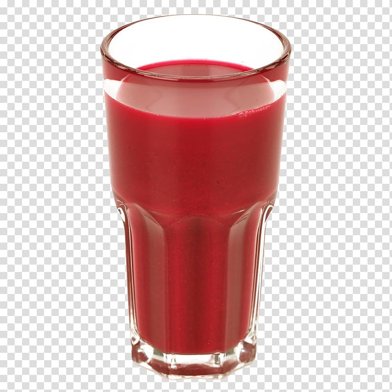 clear drinking glass filled with red liquid, Strawberry juice Vegetable juice Drink, Red beet juice transparent background PNG clipart
