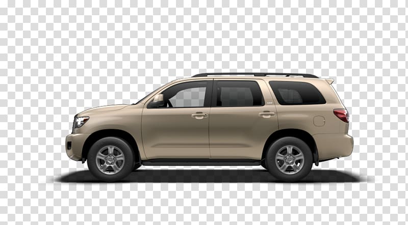 Toyota Sequoia 2018 Cadillac Escalade ESV Car Sport utility vehicle, sandy beach transparent background PNG clipart