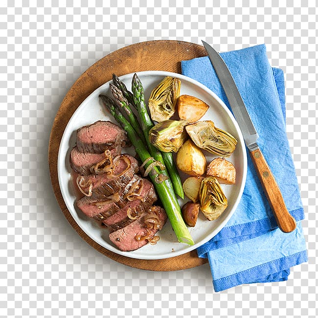 Blue Apron Recipe Meal kit Food, Flat Iron Steak transparent background PNG clipart