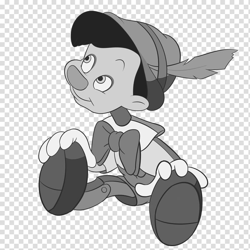 Jiminy Cricket Black and white The Walt Disney Company When You Wish Upon a Star Animation, pinocchio transparent background PNG clipart