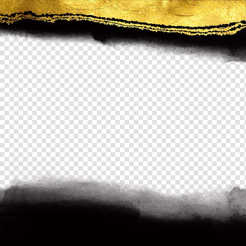 Black and white Texture mapping, Ink and gold background texture, low angle of blue sky transparent background PNG clipart