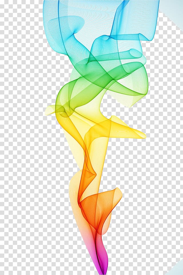 multicolored abstract illustration, iPhone 7 Laptop Desktop iOS 6 , Colored Smoke transparent background PNG clipart