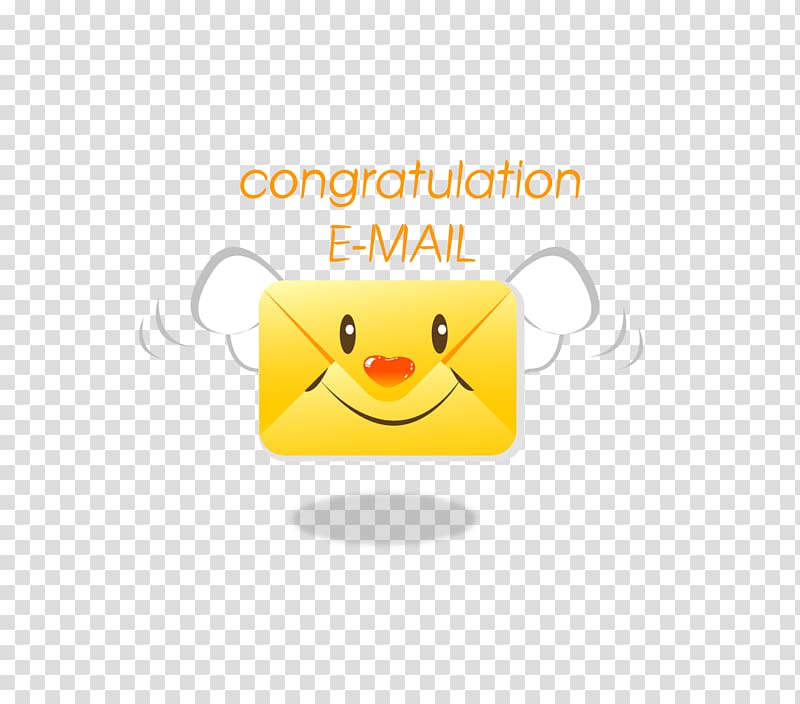 , smiley E-mail transparent background PNG clipart