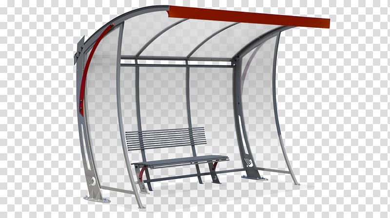 Bus stop Shelter Steel Roof, bis transparent background PNG clipart
