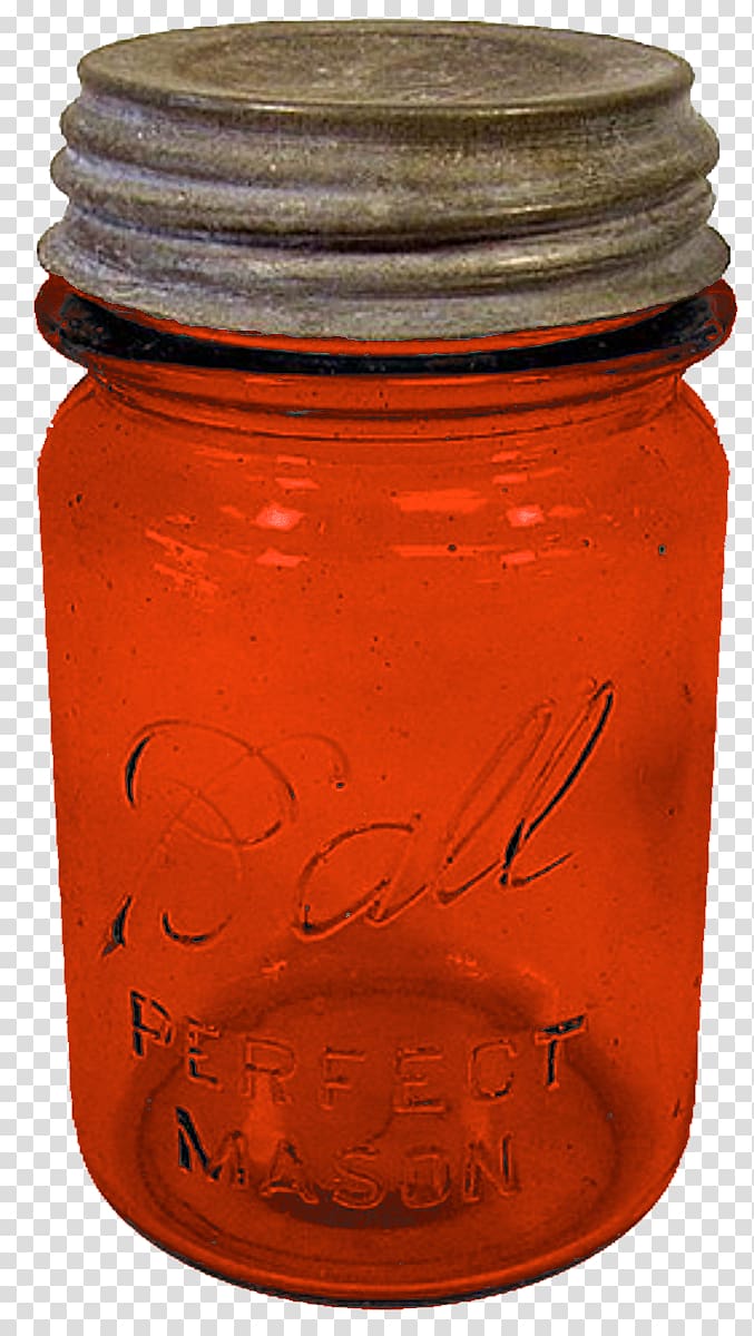 Mason jar Ball Corporation Glass Bottle, two glass jars transparent background PNG clipart
